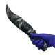 Natural Stone Marble Decorative  Athame-Knife-Dagger Black Colour