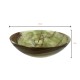 Vintage Handmade Green Onyx polished Stone Chakra Activator - Crystal Cleansing Table Bowl 4 inch