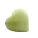 Green Onyx Heart Shape Love Heart Crystals Polished Love Sign Love Symbol 3.5 Inch Thick Plain and Banded