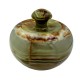 Handcraft Vintage Round Green Onyx Mini Jar Tinker box jewellery box with lid AU Seller